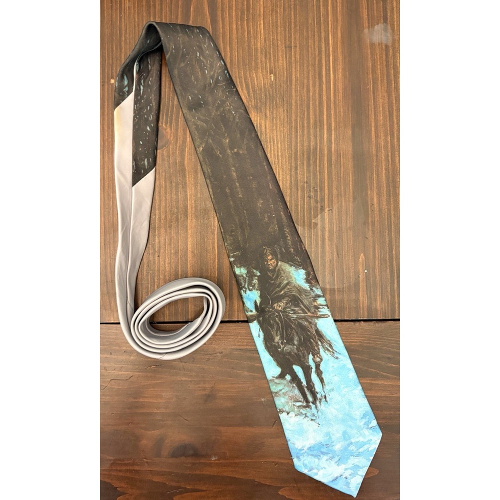 1989 Vintage True West Rockmount Ranch Wear Neck Tie Brands Remington